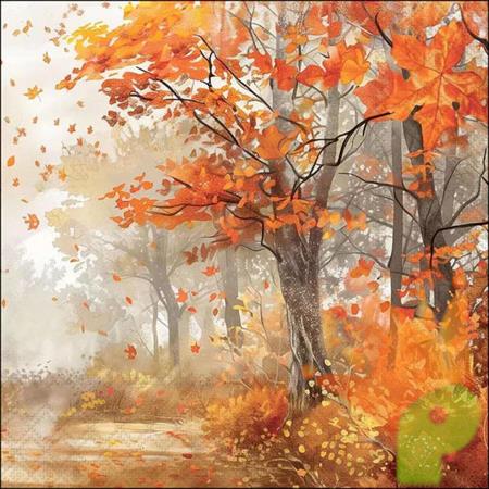 TOVAGLIOLI ALBERI AUTUNNALE 33X33CM 20PZ