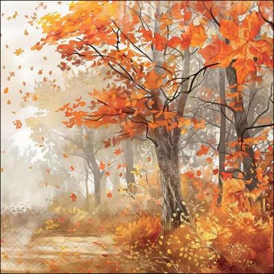 TOVAGLIOLI ALBERI AUTUNNALE 33X33CM 20PZ