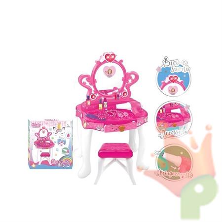 SPECCHIERA UNICORN CON ACCESSORI, LUCI E SUONI