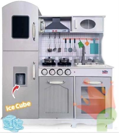 HOME VILLE CUCINA IN LEGNO CON ACQUA, LUCI, SUONI E ACCESSORI