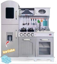 HOME VILLE CUCINA IN LEGNO CON ACQUA, LUCI, SUONI E ACCESSORI
