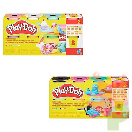 CONFEZIONE VASETTI PLASTILINA 85GR 8PZ