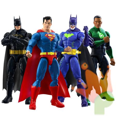 FIGURE PERSONAGGI SUPEREROI DC 15CM ASS