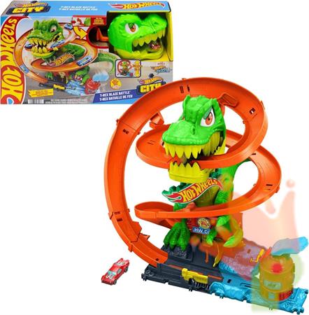 PISTA HOT WHEELS CITY T-REX BATTAGLIA INFUOCATA