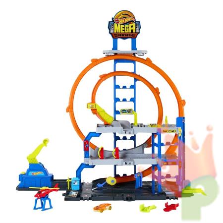 HOT WHEELS GARAGE MACCHINE CITY MEGA LOOP
