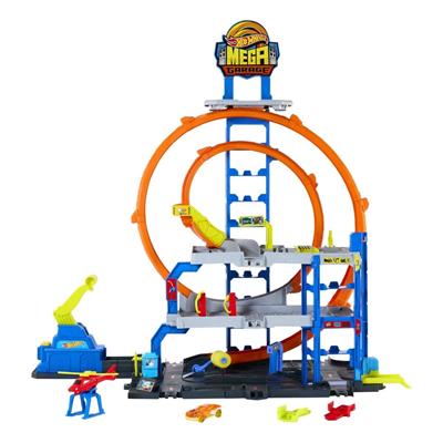 HOT WHEELS GARAGE MACCHINE CITY MEGA LOOP