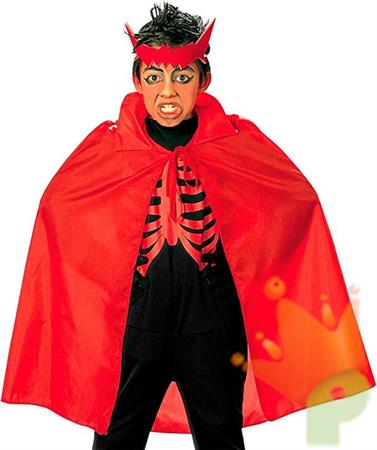 MANTELLO ROSSO BAMBINO 90CM
