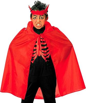 MANTELLO ROSSO BAMBINO 90CM