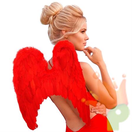 ALI PIUMATE ROSSE 50CM