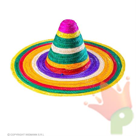 SOMBRERO MULTICOLOR 50CM