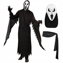 COSTUME FACCIA FANTASMA TAGLIA L