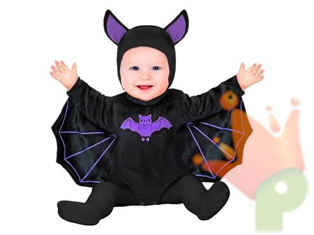 COSTUME PIPISTRELLO PELUCHE 1-2 ANNI