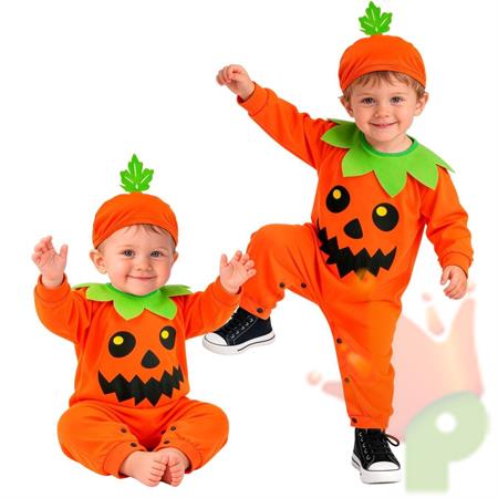 COSTUME ZUCCA HALLOWEEN 6-12 MESI
