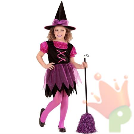 COSTUME STREGA FUCSIA 2-3 ANNI
