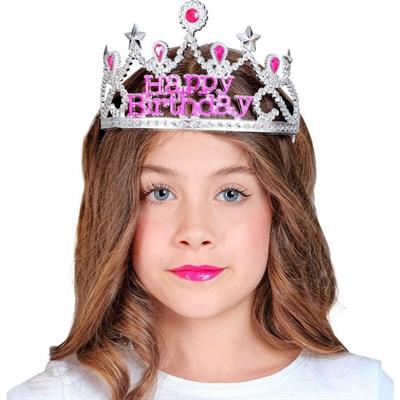 TIARA PRINCIPESSA BUON COMPLEANNO ARGENTO