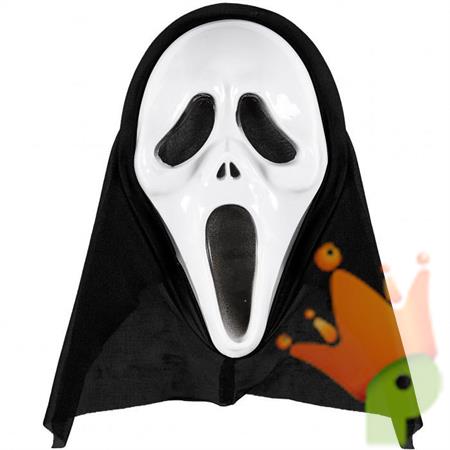 MASCHERA CON CAPPUCCIO SCREAMING GHOST