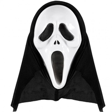 MASCHERA CON CAPPUCCIO SCREAMING GHOST