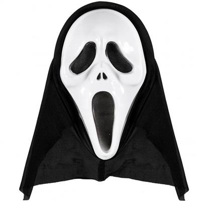 MASCHERA CON CAPPUCCIO SCREAMING GHOST