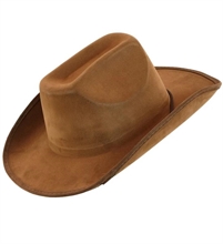 CAPPELLO COWBOY D'EPOCA SCAMOSCIATO
