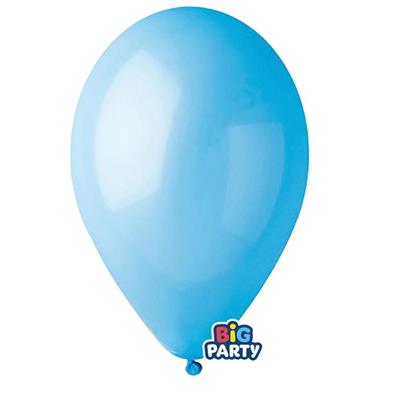 PALLONCINI IN LATTICE CELESTE 10 16PZ