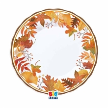 PIATTI FOGLIE AUTUNNALI 25CM 6PZ