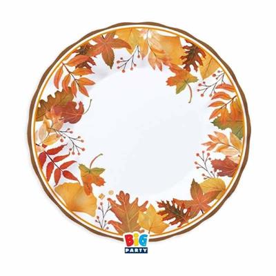 PIATTI FOGLIE AUTUNNALI 20CM 6PZ