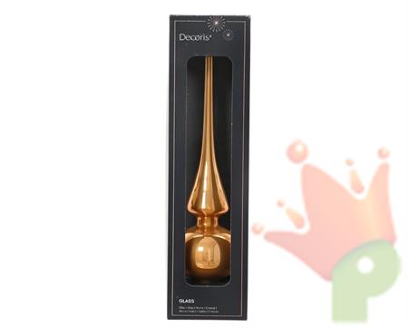 PUNTALE PER ALBERO DI NATALE CARAMELLO 26CM