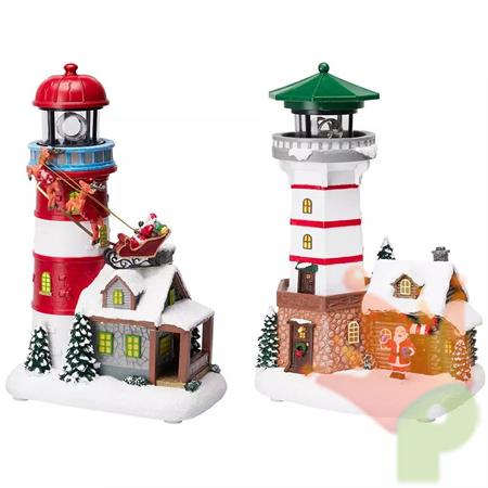 SCENA NATALE LED+SUONO 19CM 2A