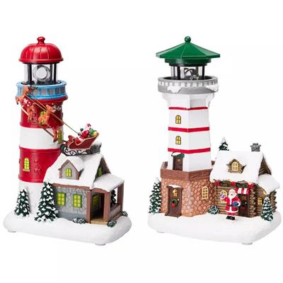 SCENA NATALE LED+SUONO 19CM 2A