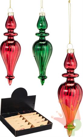 PENDENTE PER ALBERO DI NATALE 15CM 3ASS COL