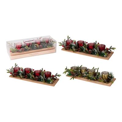 PORTACANDELA SET 5PZ 2ASS