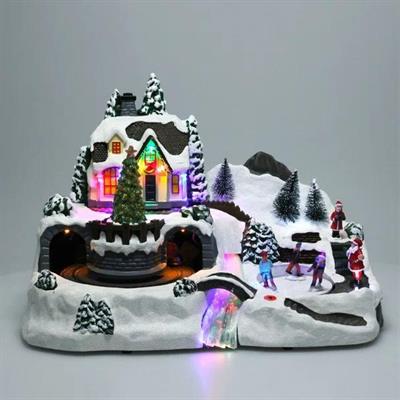 SCENA NATALE LED/MOVIMENTO37CM