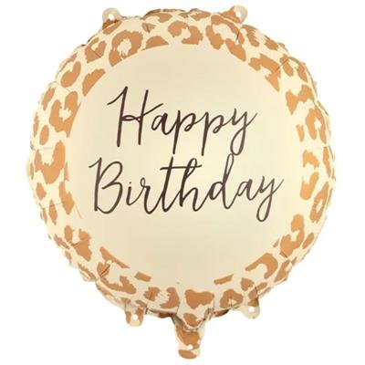 PALLONCINO MYLAR MACULATO HAPPY BIRTHDAY 18
