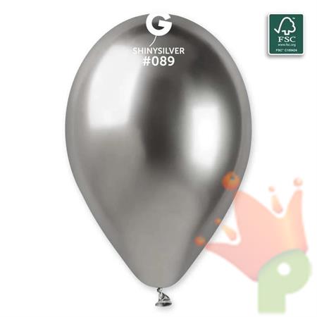 PALLONCINI GEMAR ARGENTO SHINY SILVER 089 6 100PZ