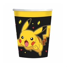BICCHIERI IN CARTA POKEMON PIKACHU 8PZ