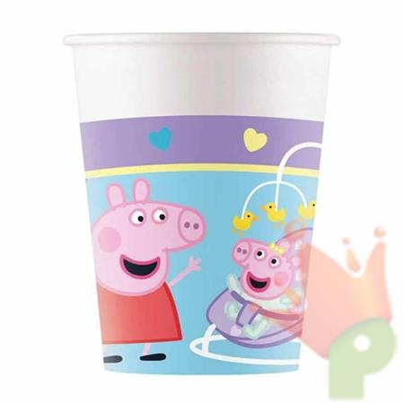 BICCHIERI IN CARTA PEPPA PIG 8PZ