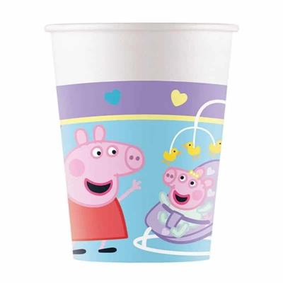 BICCHIERI IN CARTA PEPPA PIG 8PZ