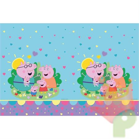 TOVAGLIA IN PLASTICA PEPPA PIG 120X180CM
