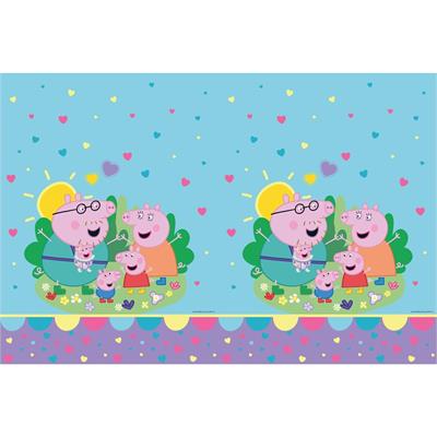 TOVAGLIA IN PLASTICA PEPPA PIG 120X180CM