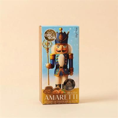 AMARETTI DRAGEES RICOPERTE DI CIOCCOLATO AL LATTE 130GR