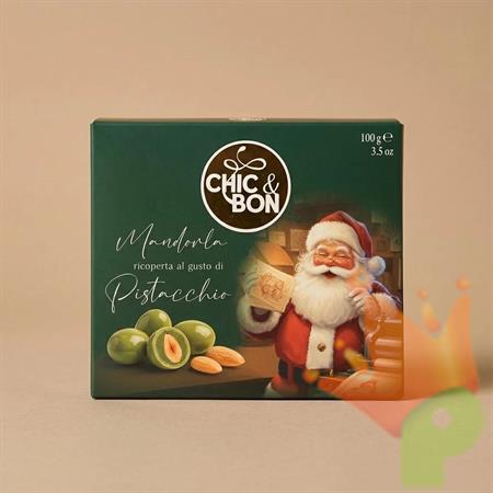 VALIGETTA CILIEGIE RICOPERTA DI PISTACCHIO VERDE 100GR