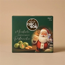 VALIGETTA CILIEGIE RICOPERTA DI PISTACCHIO VERDE 100GR