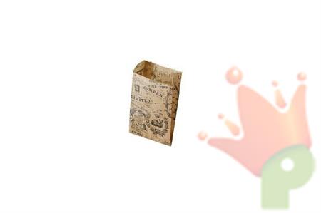SACCHETTI ANTIGRASSO IN CARTA VINTAGE 10+7,5X14CM 250PZ