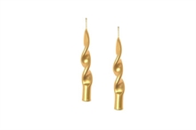 CANDELE FIAMMA ORO 2X14CM 2PZ