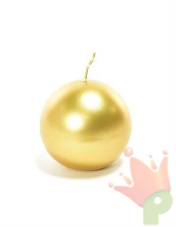 CANDELA A SFERA ORO 6CM