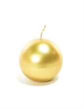 CANDELA A SFERA ORO 6CM
