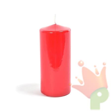 CANDELA PILLARO ROSSO LUCIDO 6X15CM
