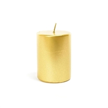 CANDELA PILLAR ORO LUCIDO 240GR 6X8CM