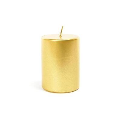 CANDELA PILLAR ORO LUCIDO 240GR 6X8CM