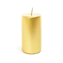 CANDELA PILLAR ORO LUCIDO 6X15CM